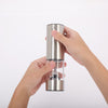 2pcs Electric Salt And Pepper Grinder Set Rechargeable Auto Mill w/Charging Base