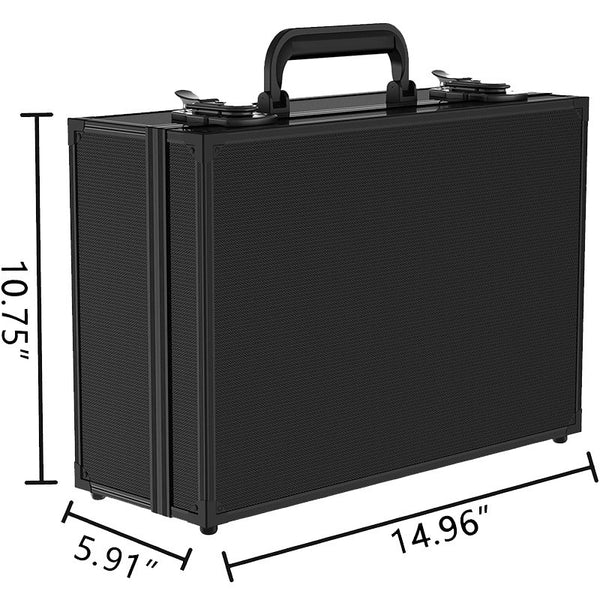 Toploader Storage Box Card For 3"x4" Cards Trading Metal Card Storage Box w/Lock