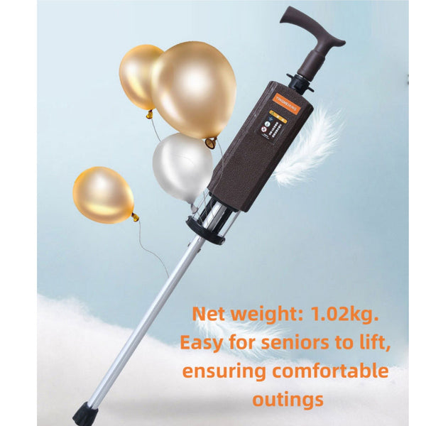 Folding Cane Seat Walking Stick Tripod Anti-Slip Portable for Seniors Hiking AU