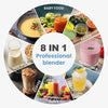 2L Commercial Blender Mixer W/ Cover Quiet Juicer Smoothie Mixer Food Processor