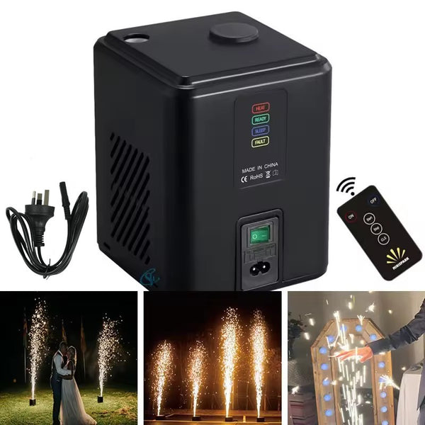 350W Cold Spark Machine Firework Remote DMX Wedding Stage Effect DJ Disco Party