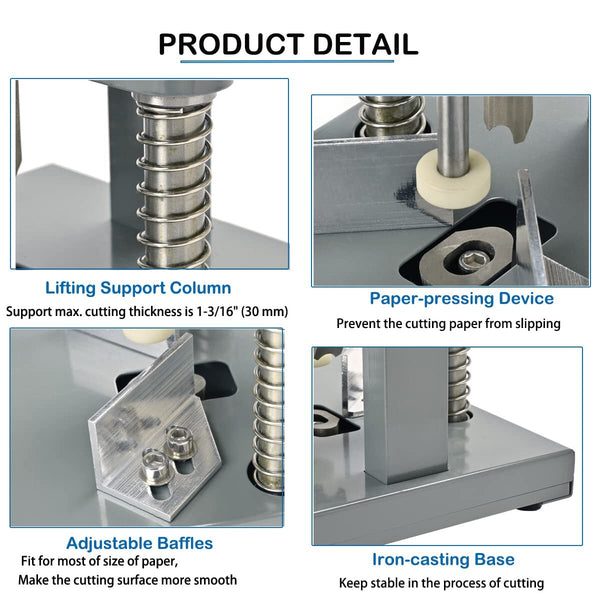 Corner Rounder Cutter Machine R6mm R10mm 3cmThickness Heavy Duty Paper Corner