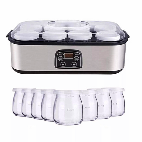 Probiotic Yogurt Maker with Adjustable Temp/ Time Control Get Better Gut Health