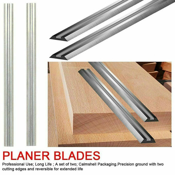 10pcs Planer Blades Reversible Carbide 82mm For MAKITA BOSCH HITACHI w/ BOX