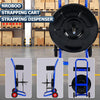 Strapping Dispenser Trolley Portable Plastic Strap Cart & Tray for 20cm Bundles
