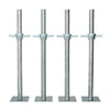 4 Pack Adjustable Leveling Jacks Feet 18/24" Baker-Style Scaffolding Equipment