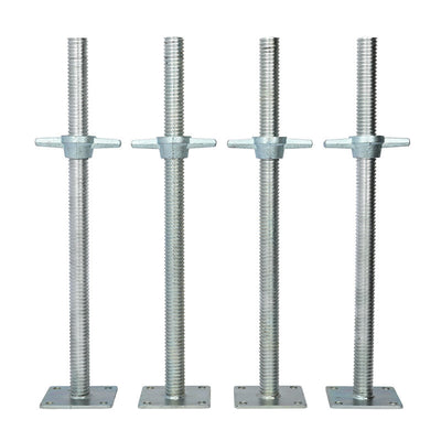 4 Pack Adjustable Leveling Jacks Feet 18/24" Baker-Style Scaffolding Equipment
