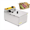 Commercial Electric Deep Fryer 12L Cheese Hot Dog Fryer Corn Dogs&Chip Cooker