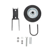 6inch Gate Wheel Supporting with 1-5/8" Thru 2" Gate Frames for Chain Link Fence