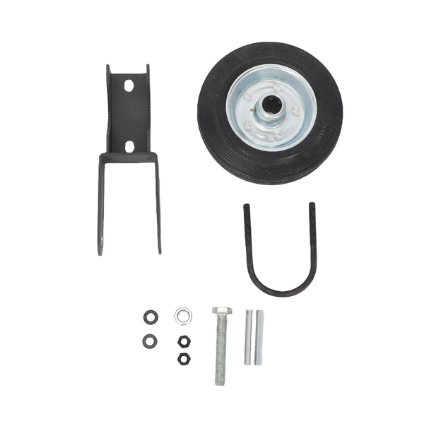 6inch Gate Wheel Supporting with 1-5/8" Thru 2" Gate Frames for Chain Link Fence