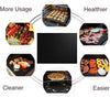 5Pcs/set Reusable BBQ Grill Mat Bake Cooking Sheet Non-Stick BBQ Pad