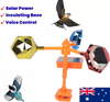 Solar Bird Deterrent Device Reflective Pigeon Voice Flashing Wind Powered Scarer