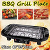 Electric Indoor Grill Adjustable Temp Removable Dishwasher Safe Grilling Plate