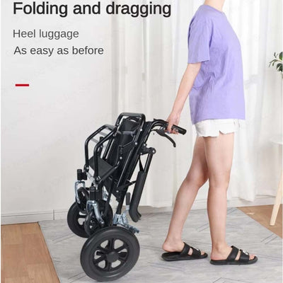 2 in 1 Foldable Shower Chair Disabled Bedside Commode Wheelchair Toilet Chair