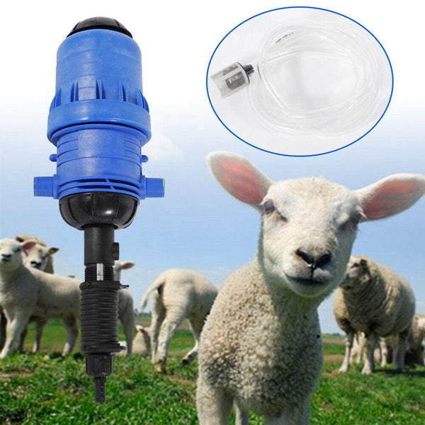 0.2%~2% Automatic Fertilizer Injector Water Powered Dosing Pump 3/4" Adjustable