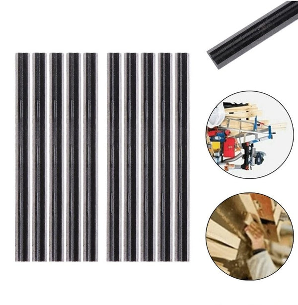 10pcs Planer Blades Reversible Carbide 82mm For MAKITA BOSCH HITACHI w/ BOX