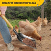 Heavy Duty Chicken Coop Sifting Scoop Sand Sifting Shovel with Wooden Handle AU