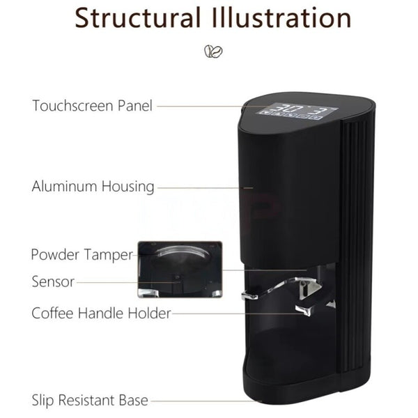 58MM Coffee Tamper Commercial Automatic Coffee Powder Press For Espresso Maker