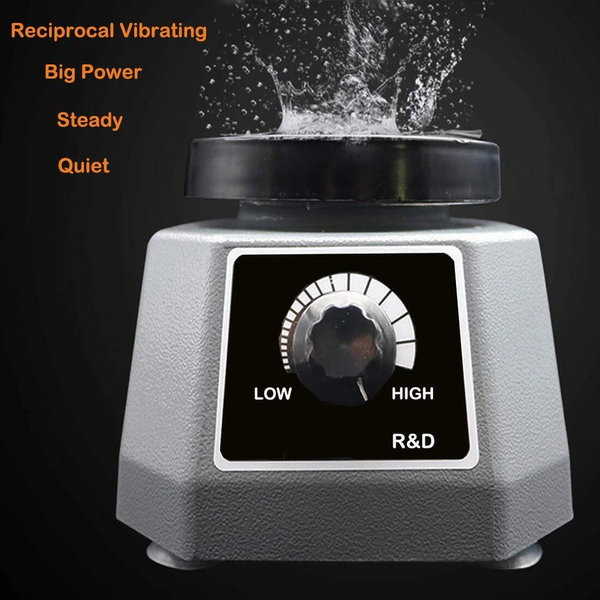 Round Dental Vibrator Variable Speed Lab Shaker Oscillator Vibrating Machine 4"