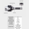 3" Boring Head With BT40 1-1/2"-18 Shank & 12Pcs Carbide Boring Bar For Milling