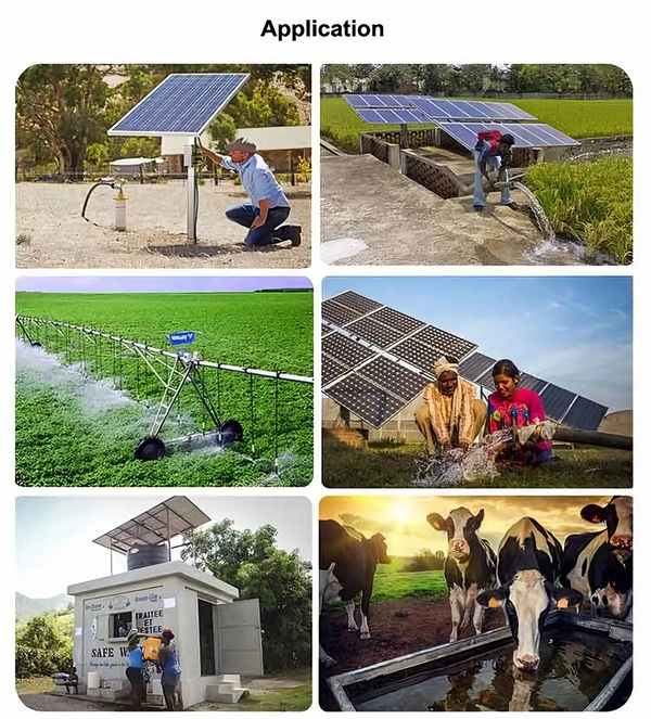 Solar Operated Agri Irrigation Booster Water Pump Farming Self-priming Transfer