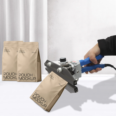 Portable Crimp Sealer for Foil,Kraft,and Mylar Bags Food Storage Prevent Leakage