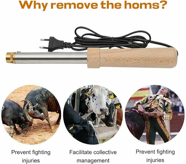 Electric Dehorner Electric Cattle Calf Goat Dehorner Horn Remover Tool Farm
