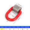 2T/3.15T Weld On Lifting Lug D-shaped Lifting Ring For Marine Or Mould Hoister