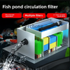 Stainless Steel Gravity Pond Filter Water Garden Fish Filter Filtration System