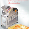 500kg/h Commercial Vegetable Cutter Grater Multi-function Auto Potato Slicer
