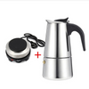 9Cups Stovetop Espresso Moka Pot Percolator Coffee Maker Stainless Steel w/Stove