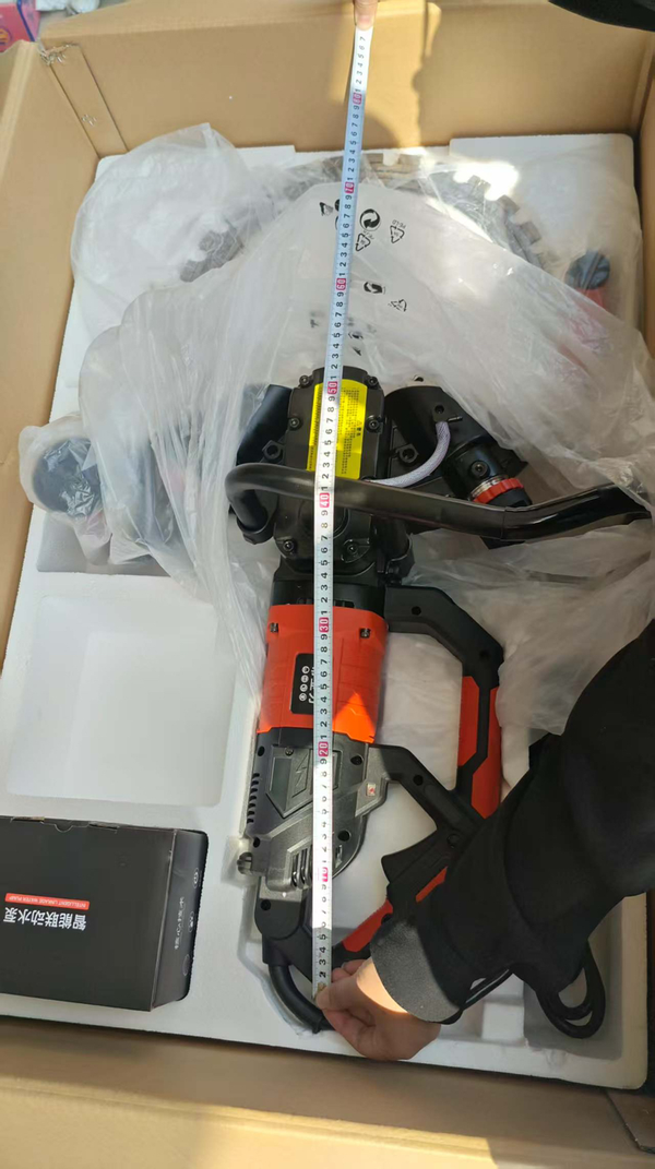 29cm Concrete Cutting Ring Saw HF Concrete Cut Off w/2 Blades&Water Pump 3000RPM