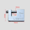 Cross Beam Blade Rectangular Lock Heavy Duty Padlock High Security Shackle Lock