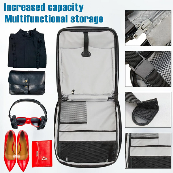 Carry On Luggage Hardside Suitcase Expandable Ride On Suitcase With Seat Large
