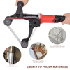 220V Pipe Tube Polisher Sander Belt Sander Grinder Machine w/50pcs Sanding Belts