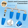 4-in-1 Turbo Nozzle Pressure Washer 4000 PSI 360° Rotating Turbo Nozzle 1/4''