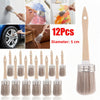 12pc Round Chalk Paint Brush 2.28'' Wall Paint Brushes for Furniture Painting AU