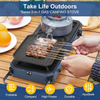 2-Burner Camping Stove Foldable Gas Camp Stove For Outdoor Cooking w/Carry Bag