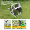 1/2'' X 60M Water Hose Reel Rack Stainless Steel Portable Pipe Holder Storage AU