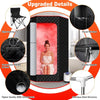 Infrared Sauna Box with 660&850nm Red Light Therapy Lamp f/ Home with 3L Steamer