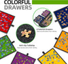 1500Pcs  Portable Felt Puzzle Table Board with 6 Colorful Drawers Adjustable AU