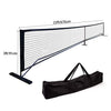 22FT Regulation Size Portable Pickleball Net System w/ Carry Bag Pickleball Net