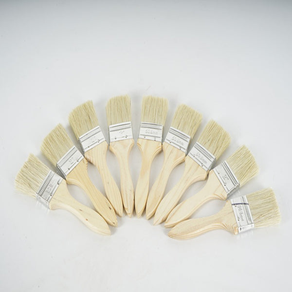 36pcs 2 Inch Chip Paint Brush DIY Art Varnishes Touchups Brushes Wooden Handle