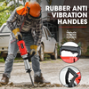 2200W Electric Jack Hammer Drills Aluminium Hammer Drill Demolition w/Iron Box
