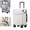 Carry-On Suitcase with USB Charging Port TSA Lock Universal Wheel Travel Luggage