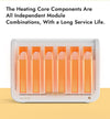 Cartridge Wax Warmer Kit Roll-On Heater With 6 Cartridges For Salon & Home Use