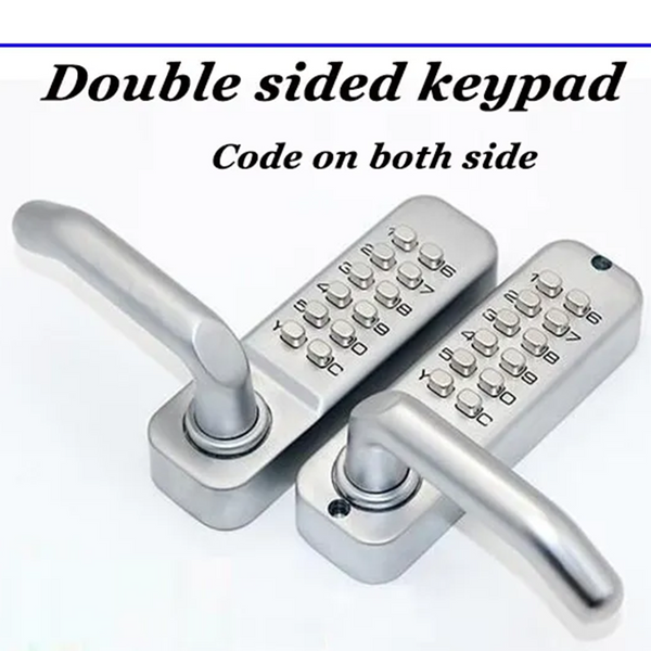 Double-Sided Password Lock Mechanical Door Lock Digital Keyless Door Lock AU