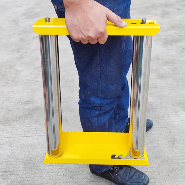 Adjustable Cable Roller Stand 1m*90cm Steel Base W/ 1000KG Heavy-Duty Capacity