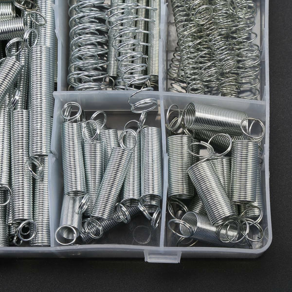 200pcs Small Spring Assortment Compression Extension Spring Metal Tension Spring