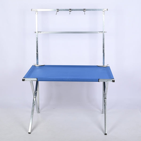 Folding Table 100x70cm Portable Display for Market Fair Stall Camping&Tradeshow